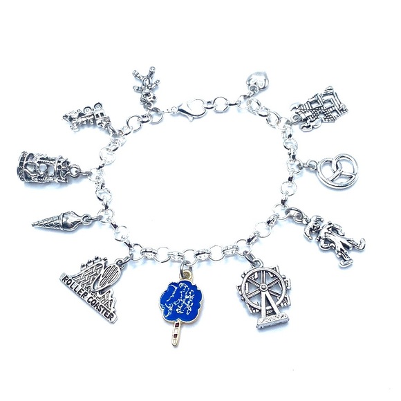 Amusement Park Charm Bracelet Rides Food Charms - Picture 5 of 8